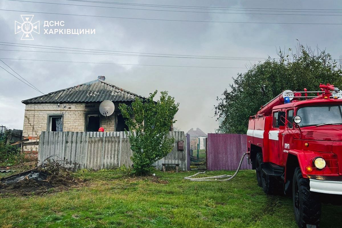 На Харківщині під час пожежі в будинку загинула жінка (фото)