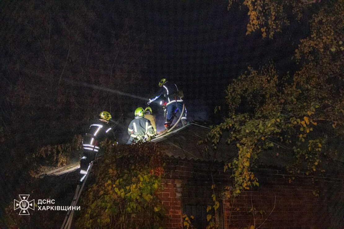У Харкові у провулку Дегтярному горів покинутий будинок
