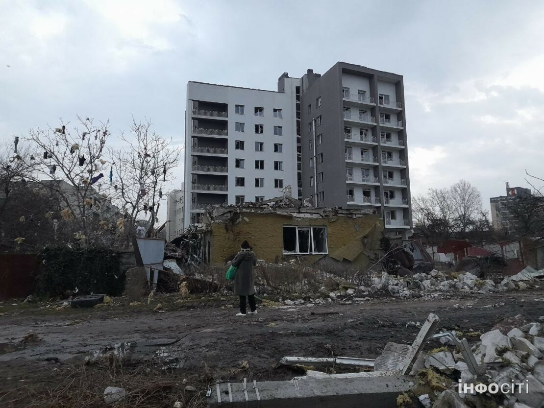 Наслідки нічної атаки на Харків (фоторепортаж)