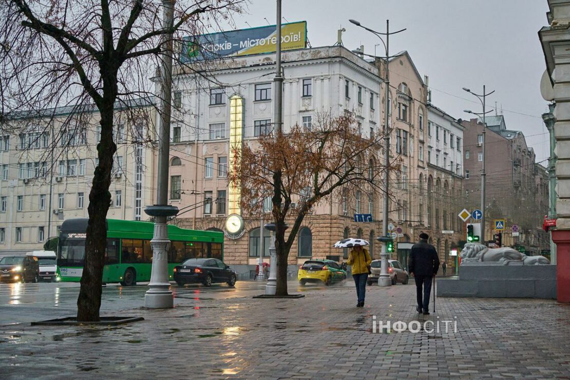 Дощова осінь у Харкові (фото)