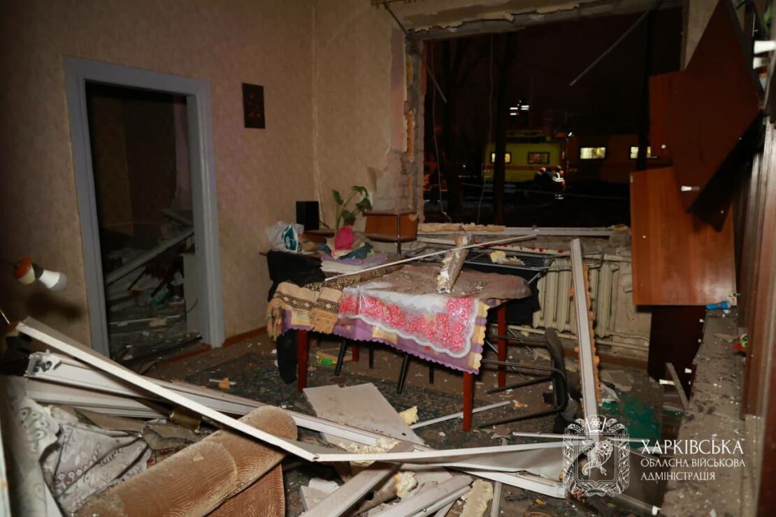 Фото наслідків удару по Харкову 26 грудня