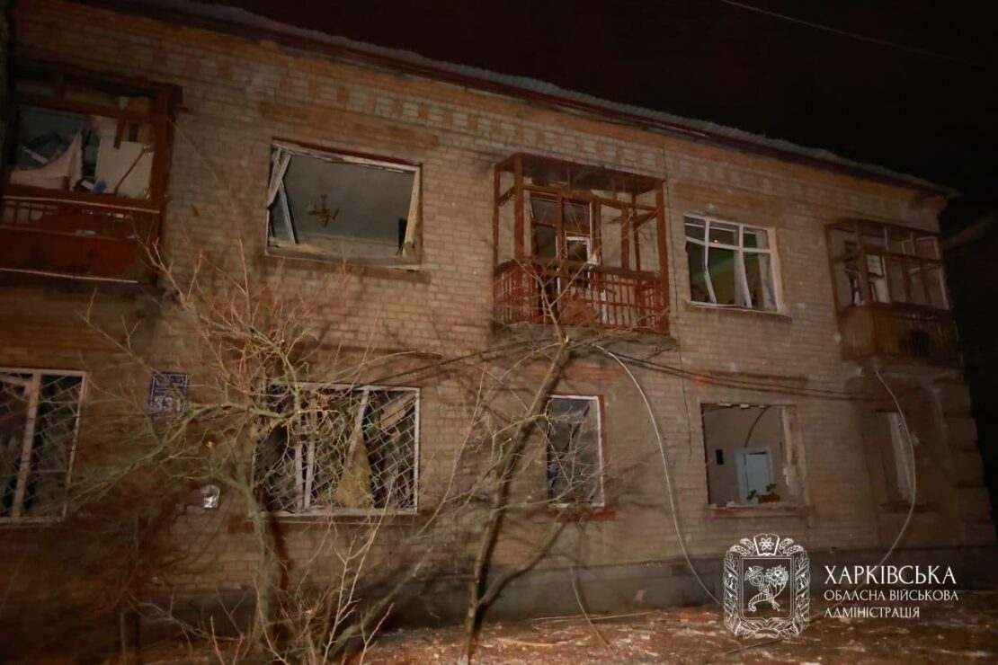 Фото наслідків удару по Харкову 26 грудня