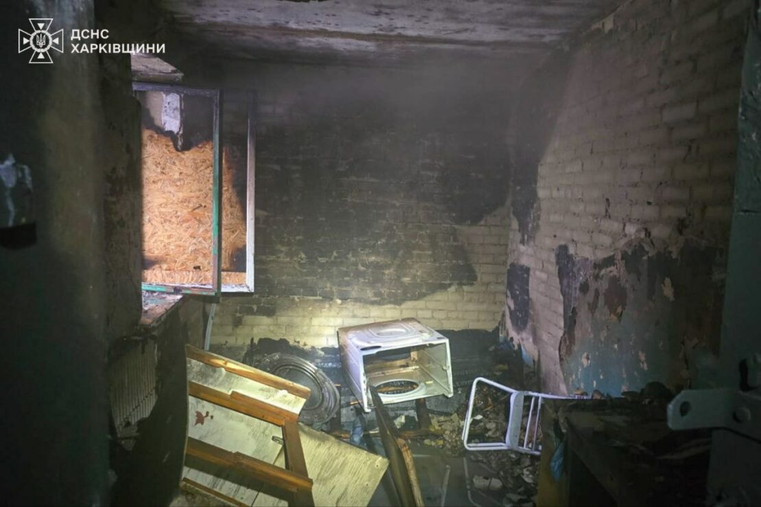 У Харкові під час пожежі загинув чоловік (фото)