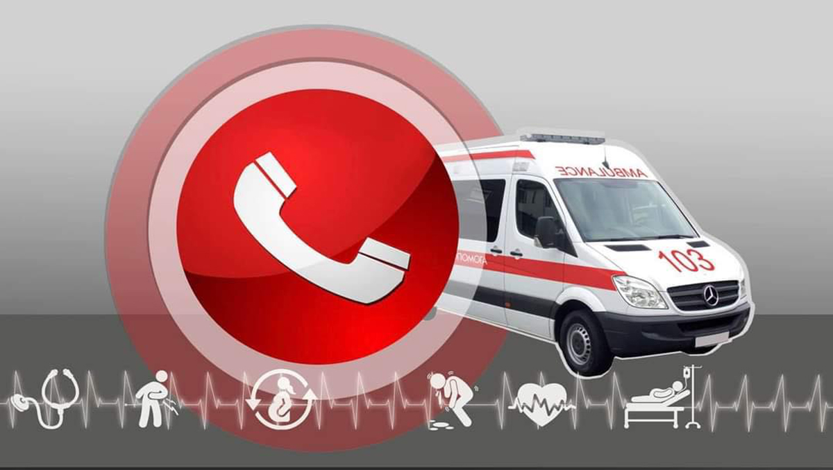 На Харківщині медики “швидкої” врятували життя чоловіку