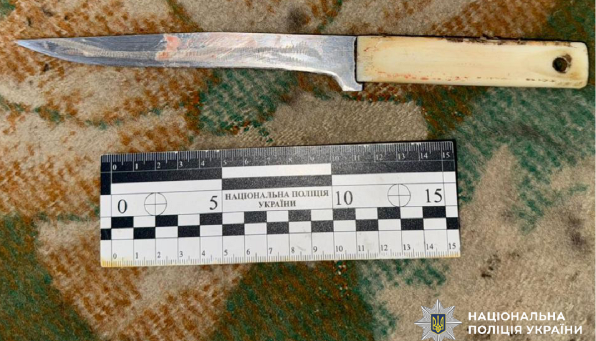 Жителька Харківщини накинулася з ножем на співмешканця