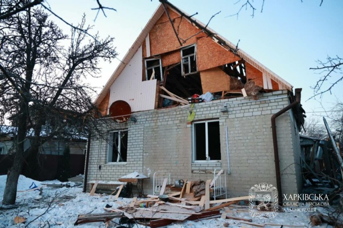 Удар по Харкову 19 січня: є загибла, 10 постраждалих (фото наслідків)