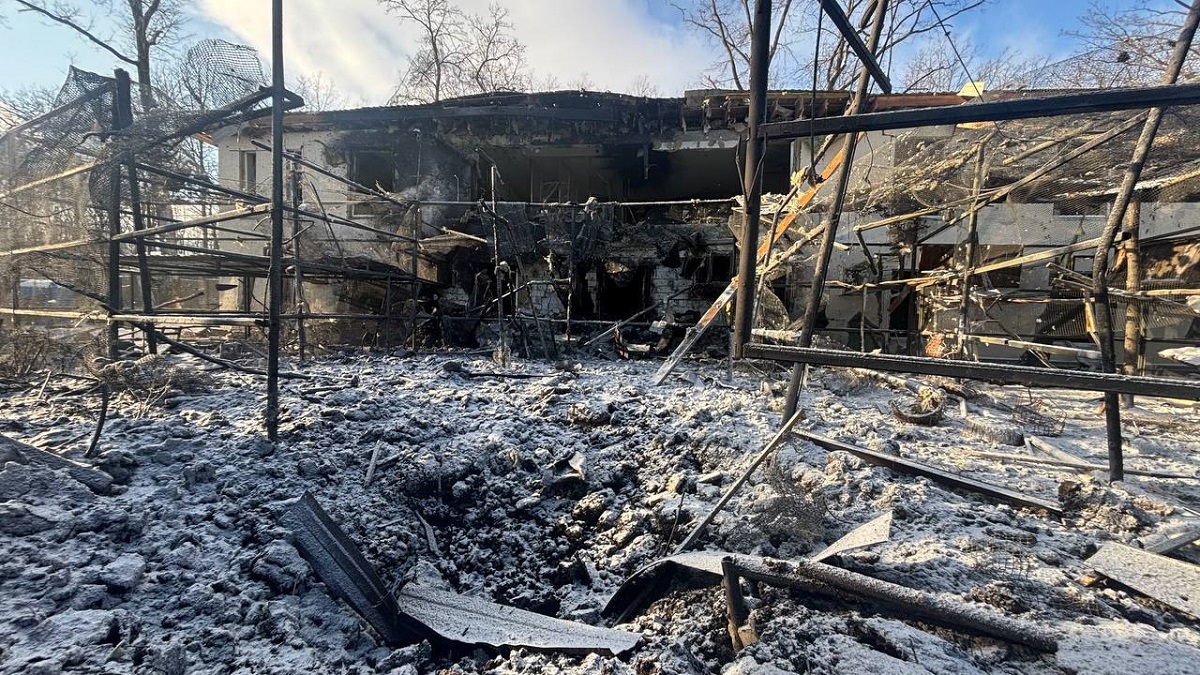 Екопарк під Харковом потрапив під обстріл 1 січня 2026