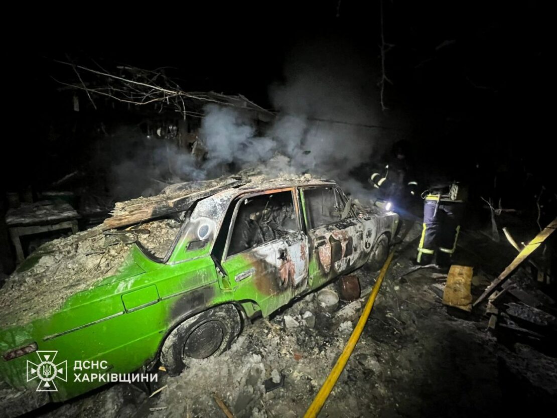 ДСНС Харківщини: ліквідували 4 пожежі, спричинені обстрілами