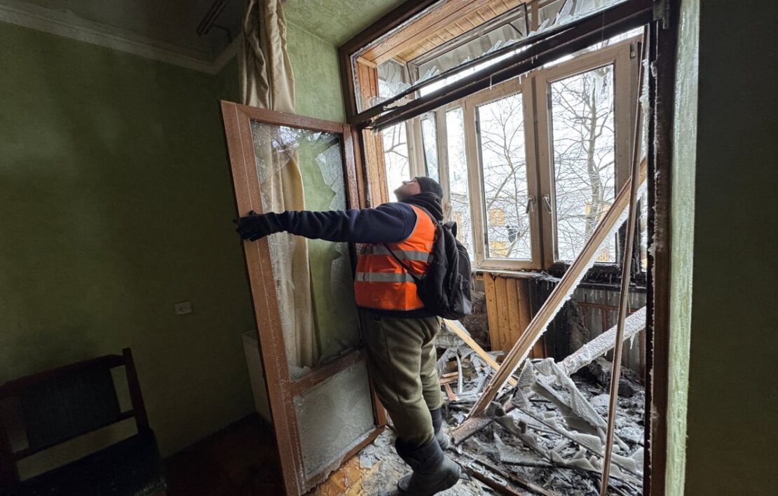 У Харкові 24 січня було пошкоджено щонайменше 96 будівель