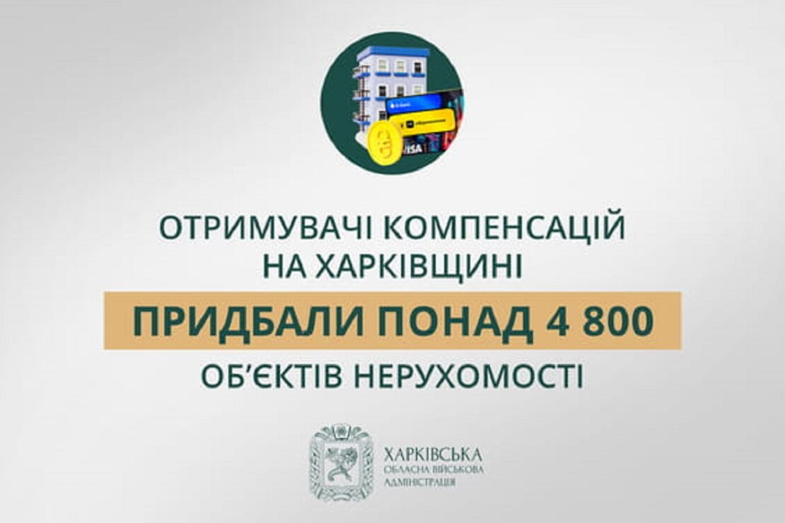 Жителям Харківщини вже видали понад 9 тисяч житлових сертифікатів