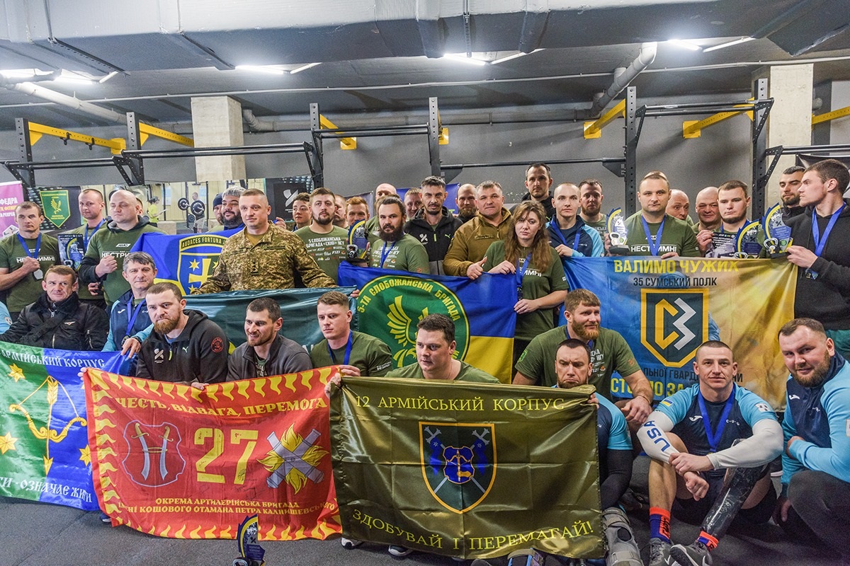 У Харкові відбувся чемпіонат з гирьового спорту для ветеранів та військовослужбовців