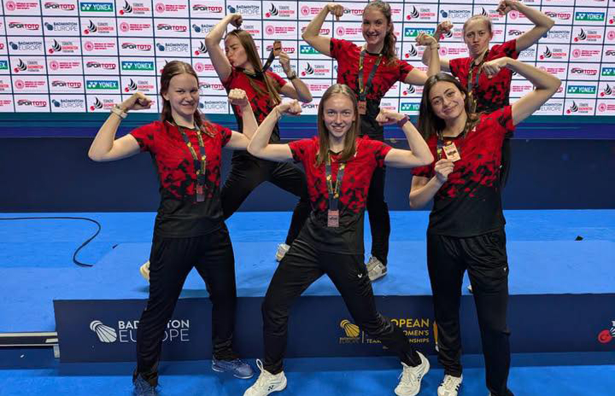 Харків'янки здобули медаль на чемпіонаті Європи з бадмінтону