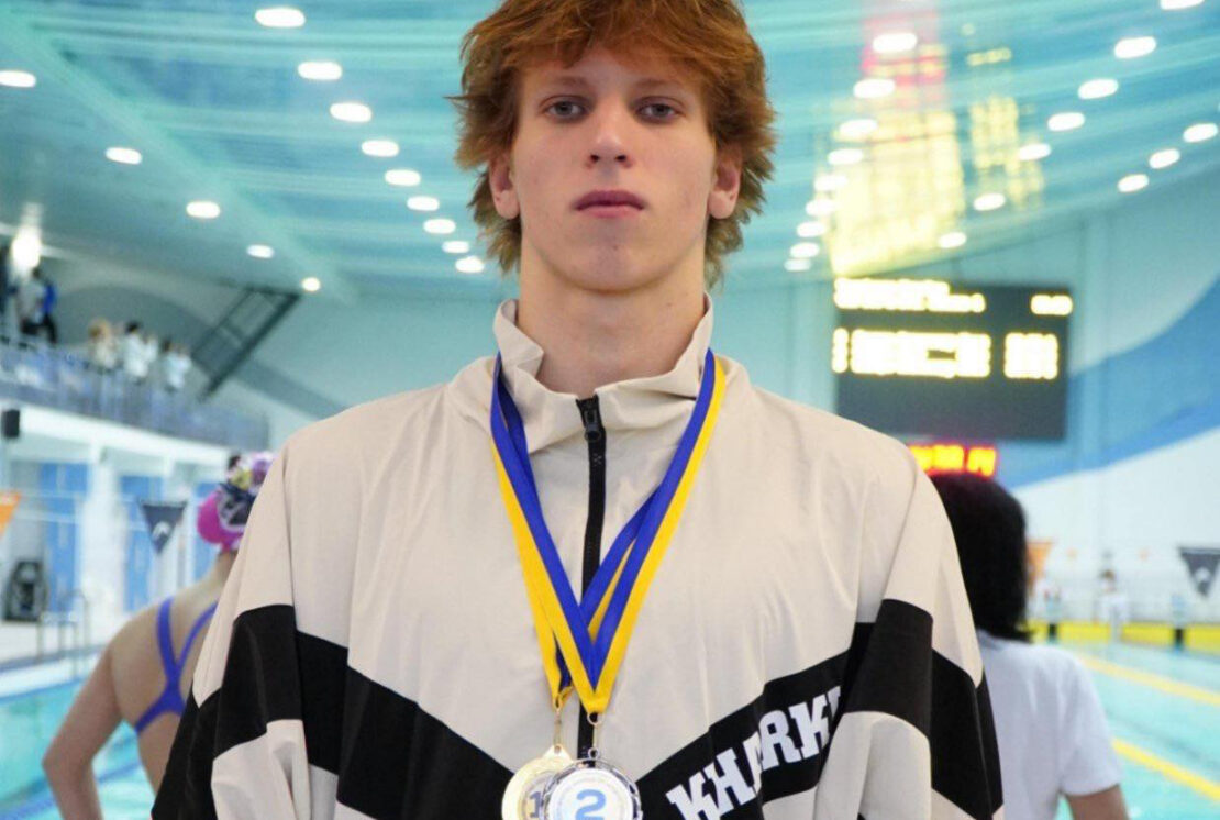 Харків’янин здобув чотири медалі на чемпіонаті України з плавання