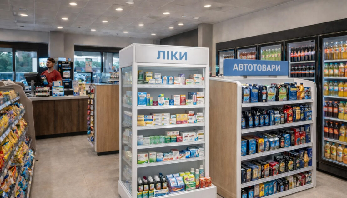 На заправках України почали продавати ліки