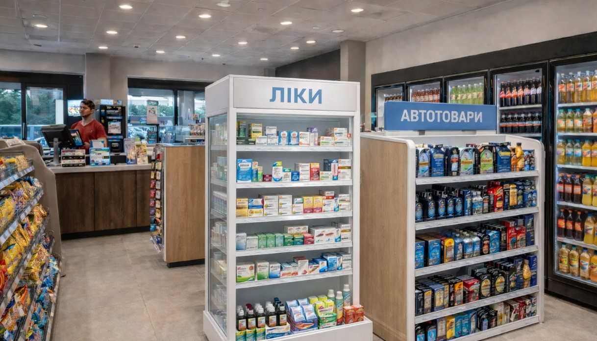 На заправках України почали продавати ліки