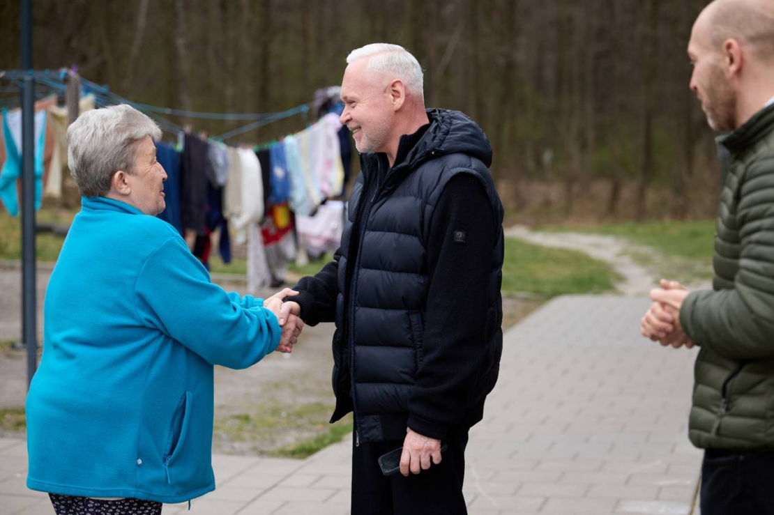 Ігор Терехов відвідав модульне містечко для ВПО у Львові (фото)