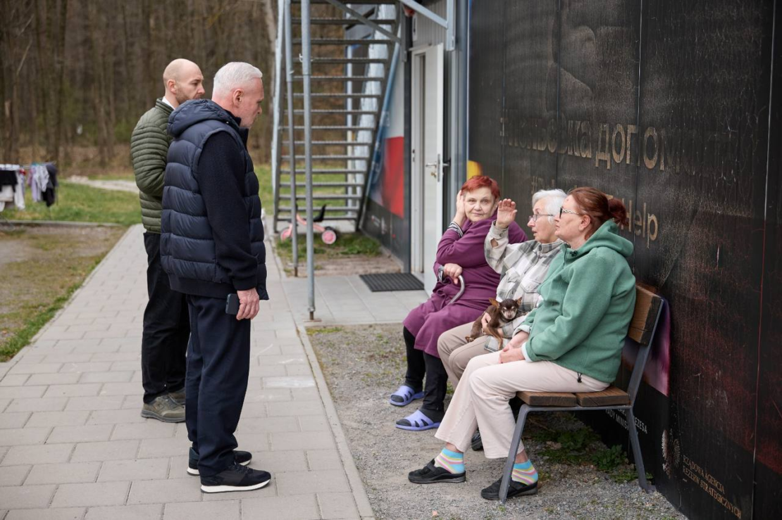 Ігор Терехов відвідав модульне містечко для ВПО у Львові (фото)