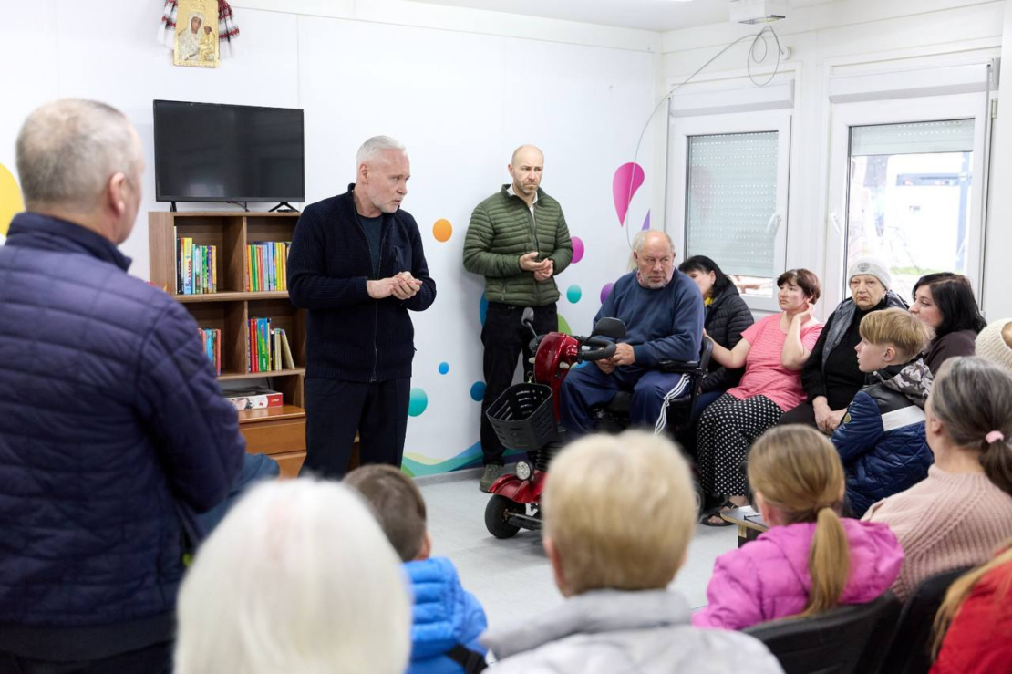 Ігор Терехов відвідав модульне містечко для ВПО у Львові (фото)