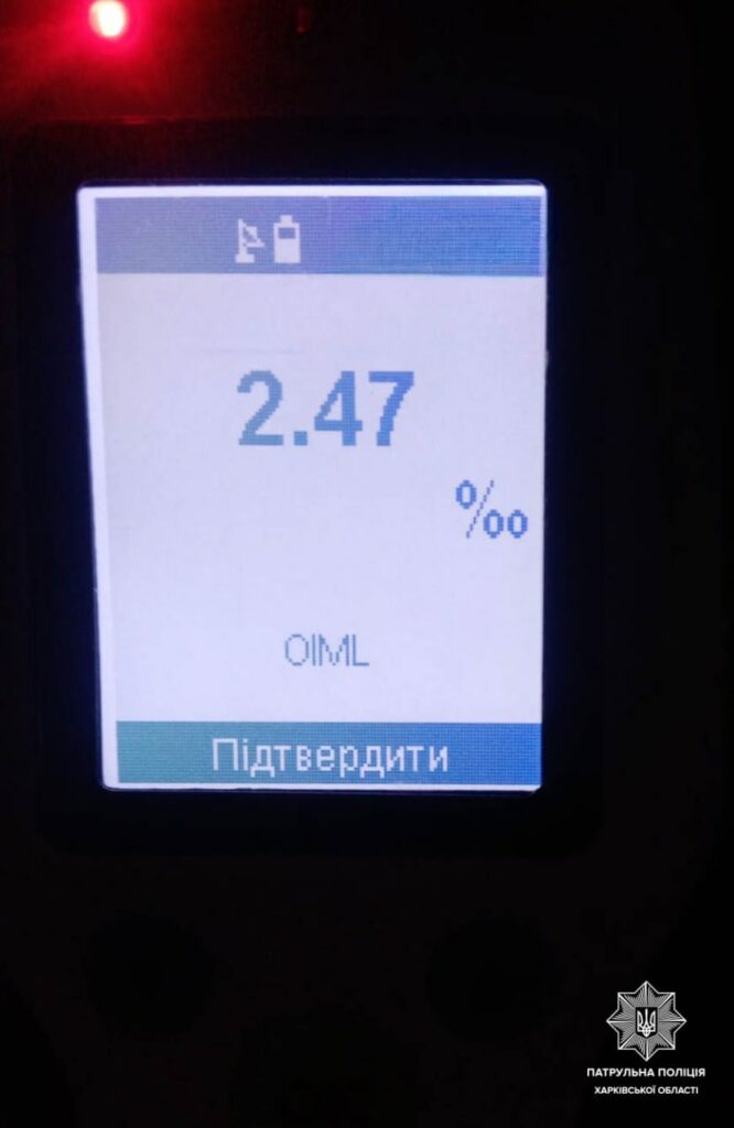 П'яний водій на Chevrolet їздив по Харкову у комендантську годину