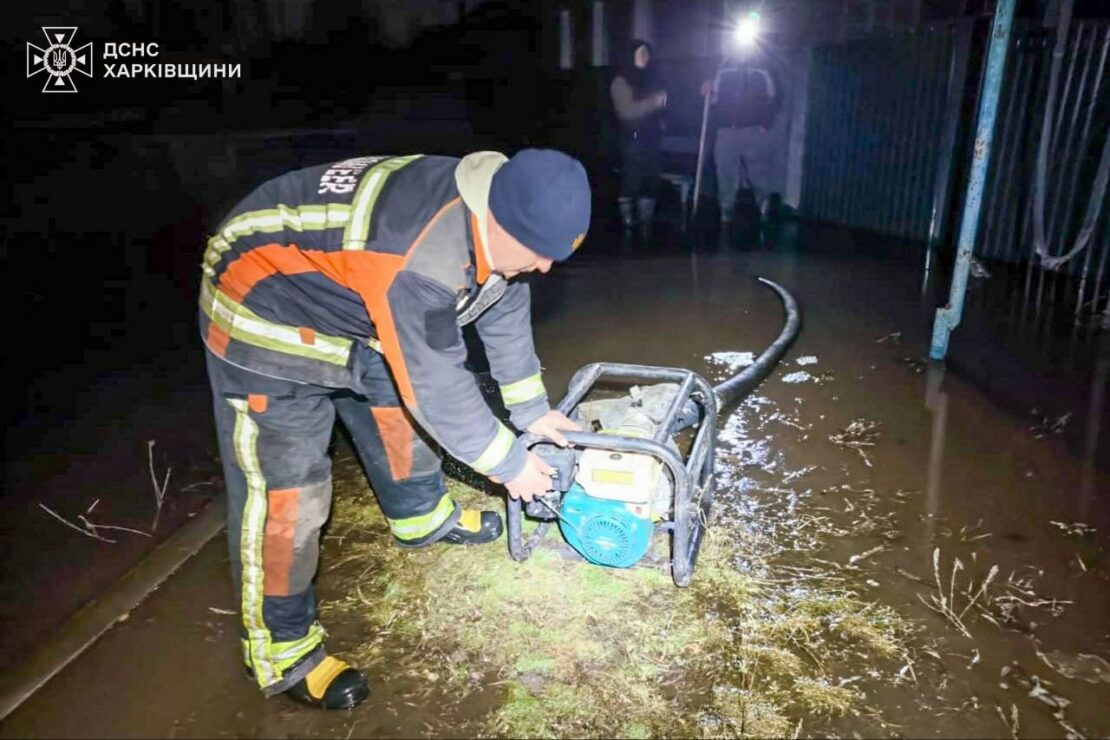 Підтоплення на Харківщині: зведення ДСНС за минулу добу