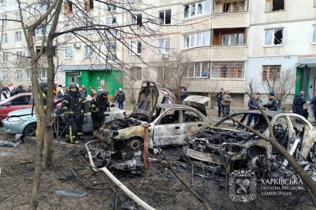 Ворожі дрони атакували два райони Харкова: є постраждалі