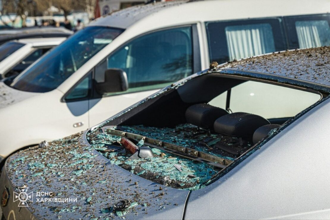 Вранці російський дрон влучив поблизу ресторана у Слобідському районі