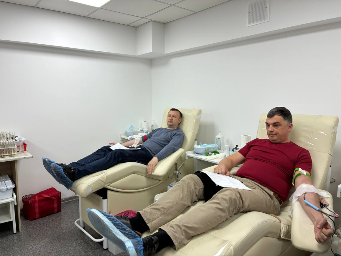 Працівники КП «Харківський метрополітен» долучилися до донорства крові (фото)