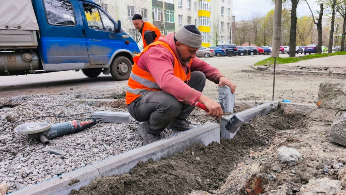 Харківські шляховики  вздовж вул. Біблика (фото)