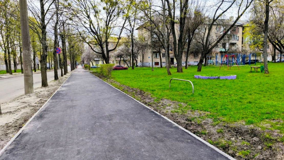 Харківські шляховики  вздовж вул. Біблика (фото)