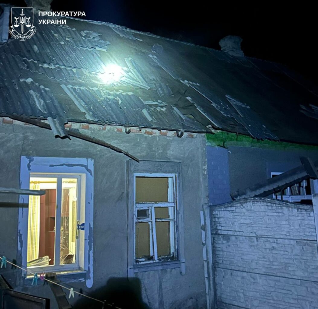 Люботин цієї ночі атакували близько 10 ударних БпЛА (фото)