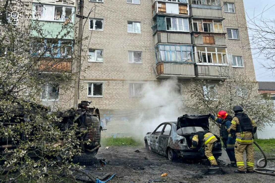 У Балаклії ліквідували пожежі після обстрілу (фото)