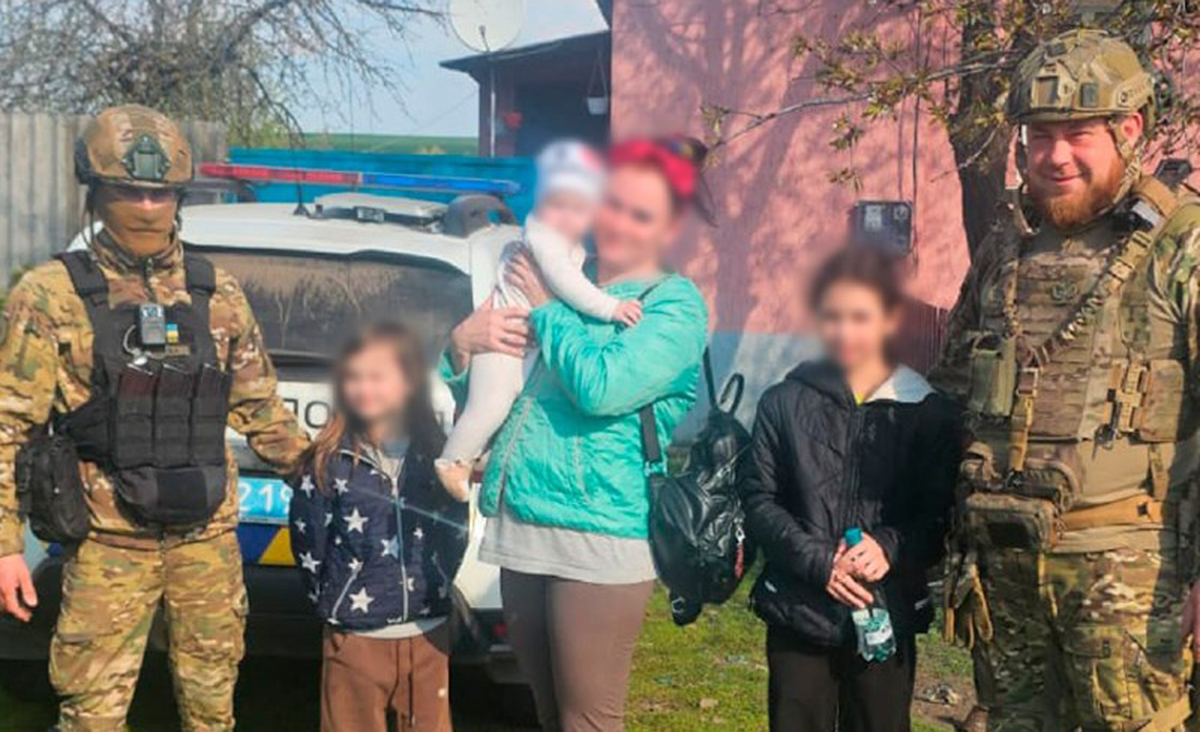 З прифронтової Харківщини евакуювали багатодітну родину