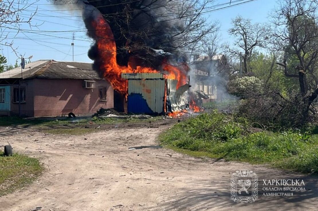 Армія рф вдарила БпЛА по Новобаварському району Харкова