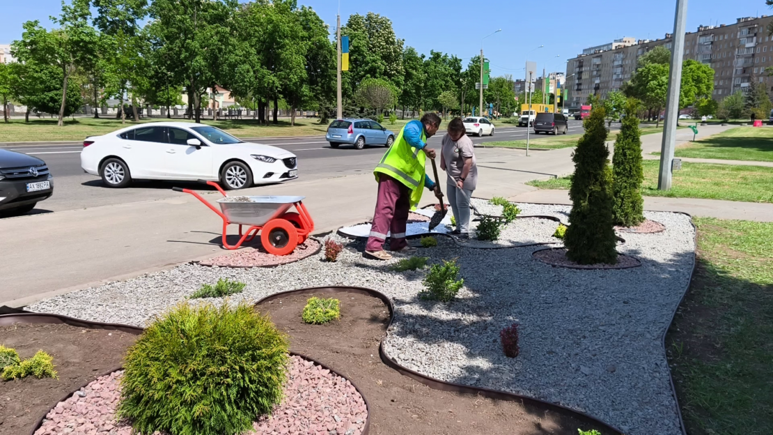 Ці квітники змінюють вигляд міського простору Харкова
