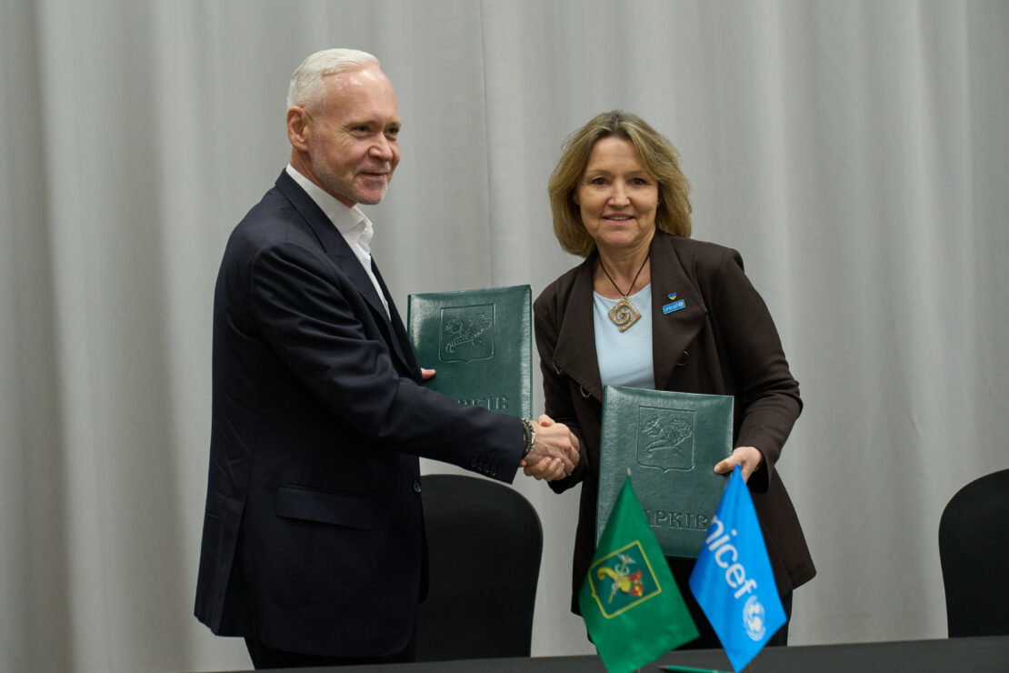 Мер Харкова підписав меморандум про співпрацю з ЮНІСЕФ