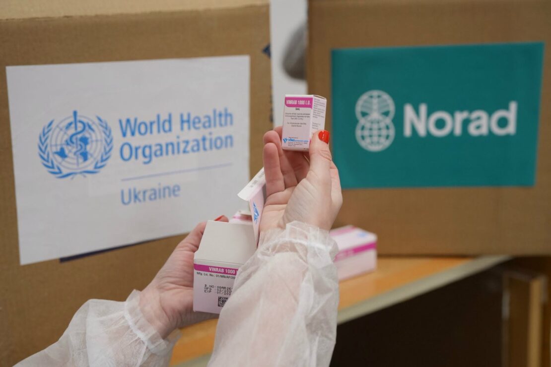 В Україну найдішло 5500 флаконів антирабічного імуноглобуліну
