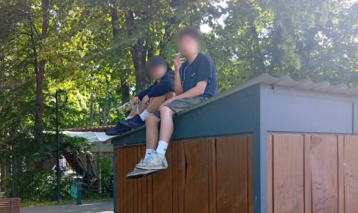 В парку Юр’єва у Харкові підлітки розпивали алкоголь
