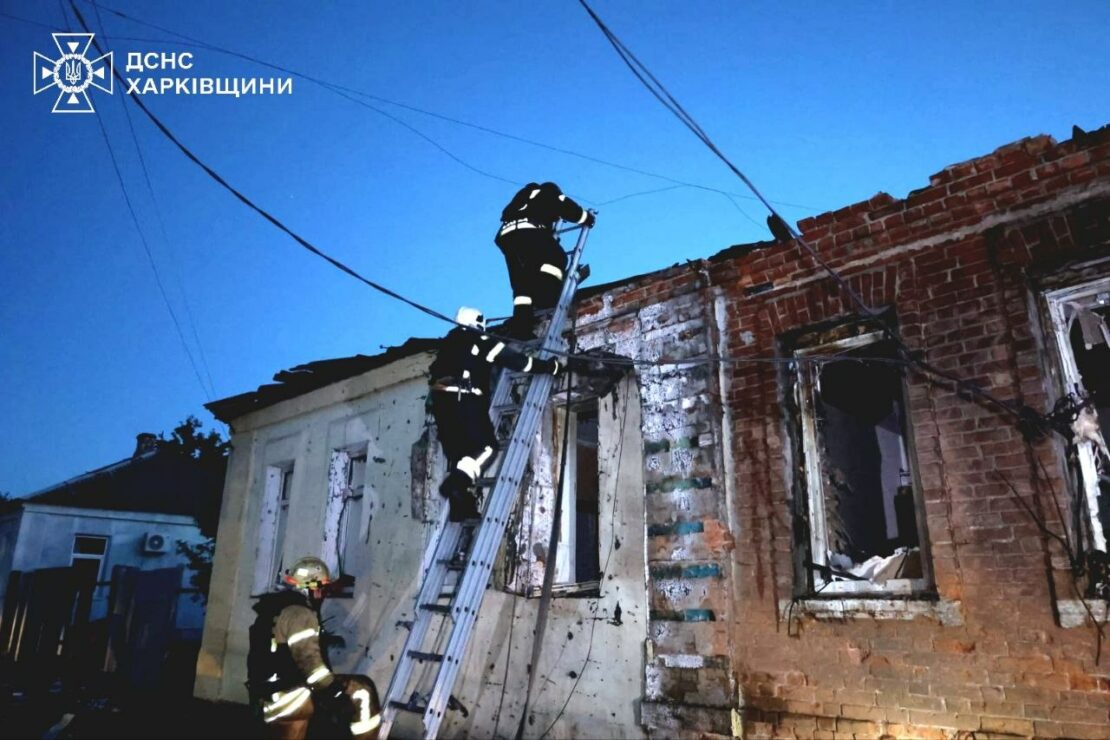 Армія рф увечері 9 червня масовано атакувала п'ять районів Харкова
