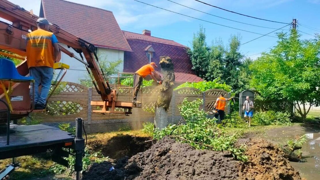 Комунальники наводять лад у приватному секторі Харкова (фото)