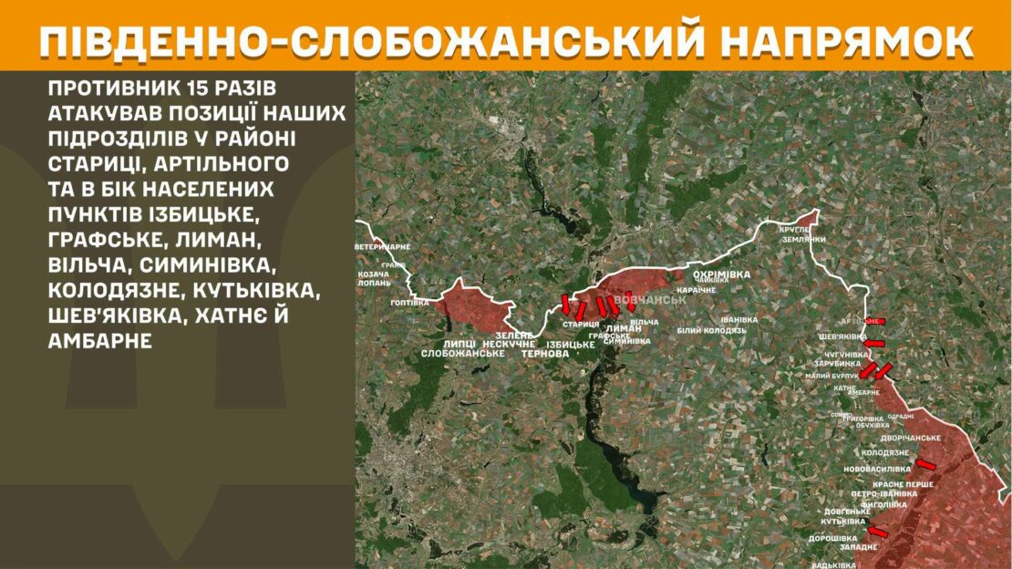 Минулої доби на Харківщині Сили оборони зупинили 20 штурмів агресора