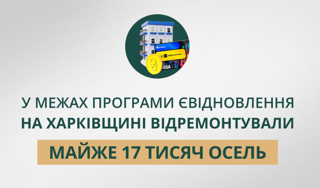 Результати роботи програми «єВідновлення» на Харківщині