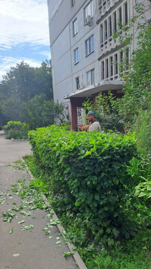 У Харкові комунальники наводять лад у дворах (фото)