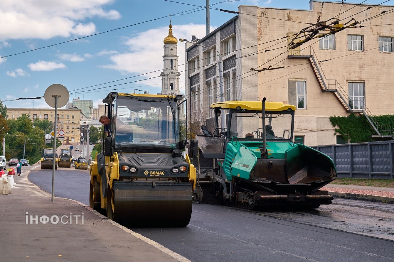 КП «Шляхрембуд» упорядковує вулично-дорожню мережу Харкова