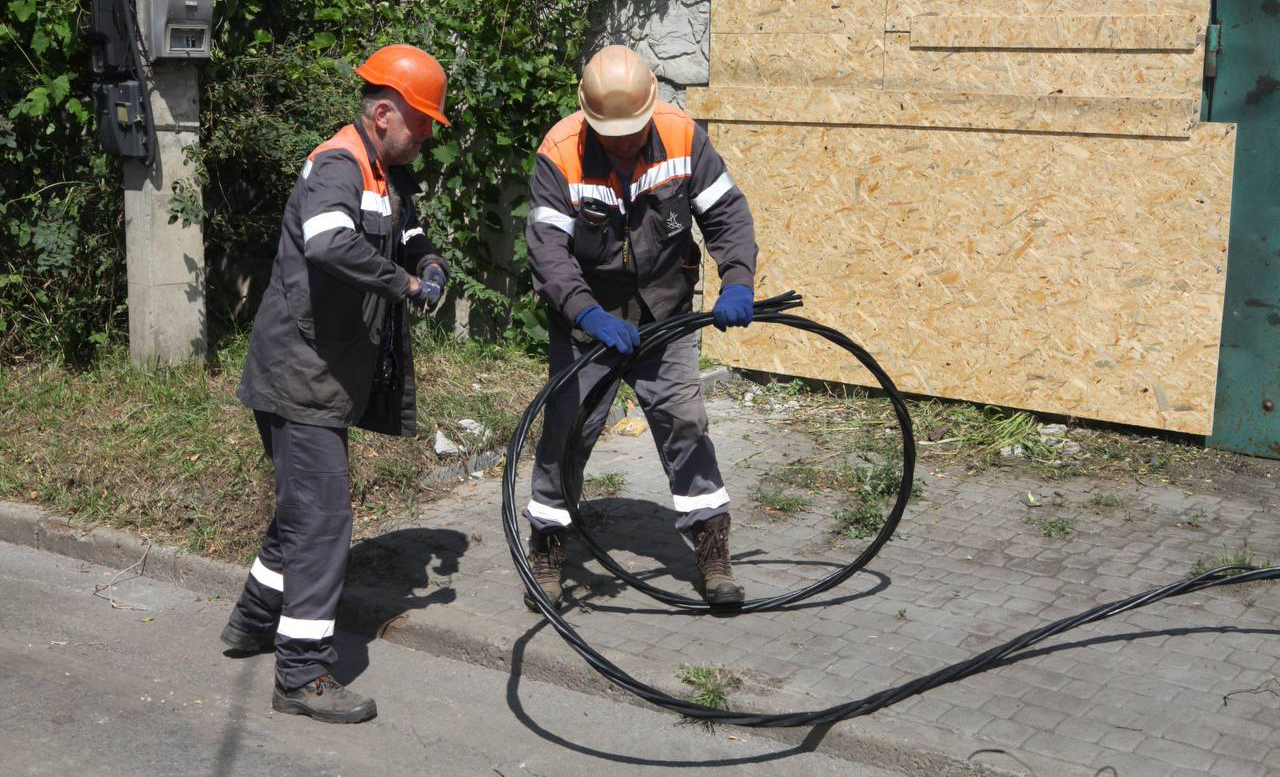 У Холодногірському районі Харкова відновили електропостачання