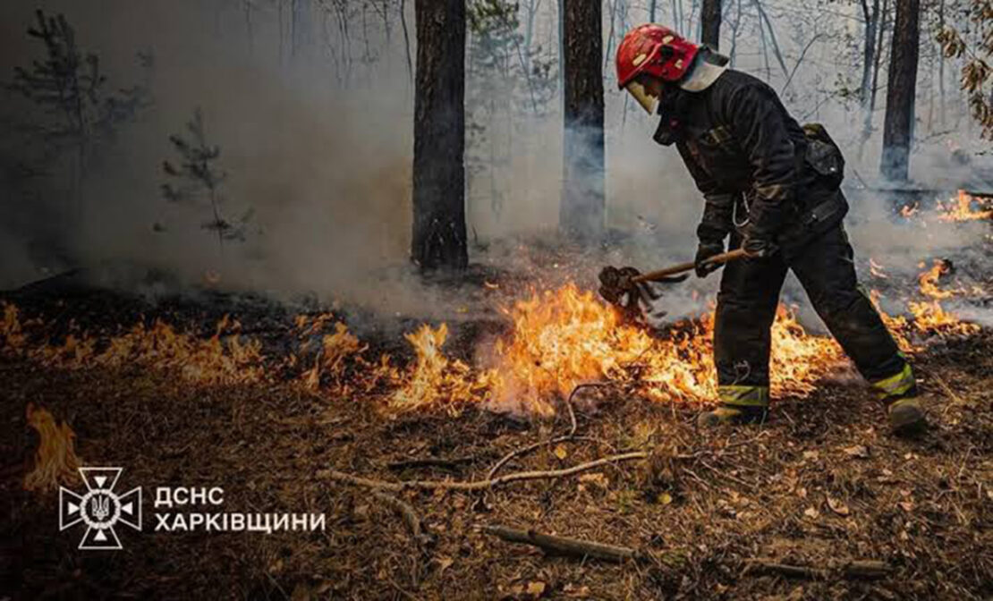 Минулого тижня на Харківщині сталося 128 пожеж в екосистемах