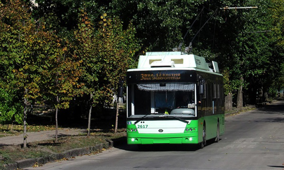 У Харкові два тролейбуси змінять маршрути руху 8 вересня