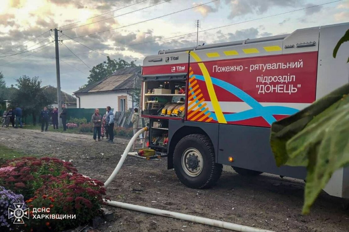 В Ізюмському районі ліквідували пожежі після обстрілів (фото)