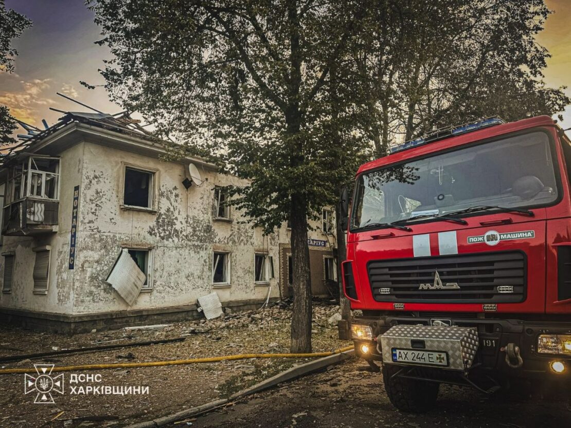 Масований удар по Лозовій: є загибла та постраждалі (фото)