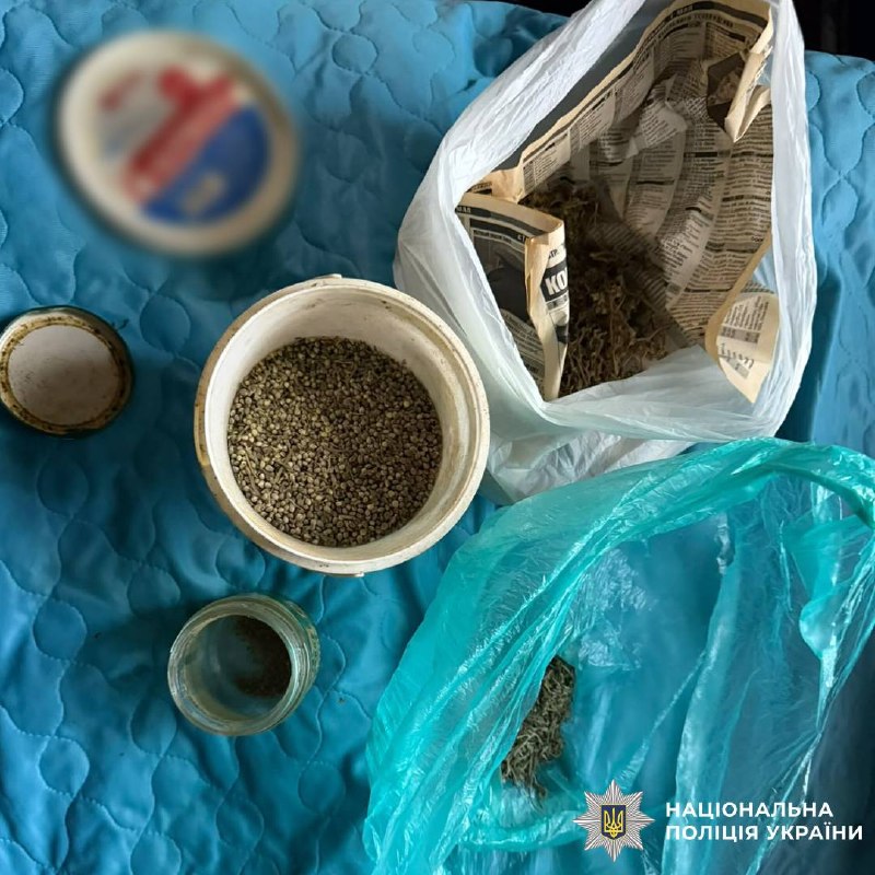 На Харківщині чоловік вирощував коноплі на власному подвір’ї (фото)