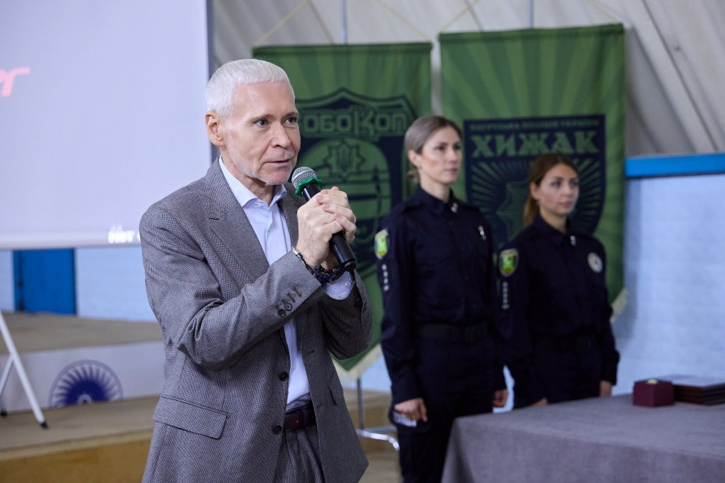 У Харкові привітали працівників Патрульної поліції (фото)